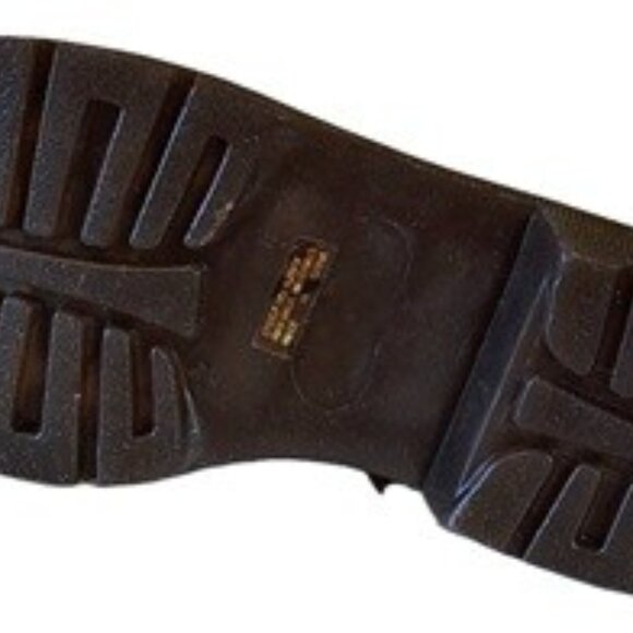 Silver Glitter Flame Glamrock Shoes 6 NOS - Picture 4 of 6